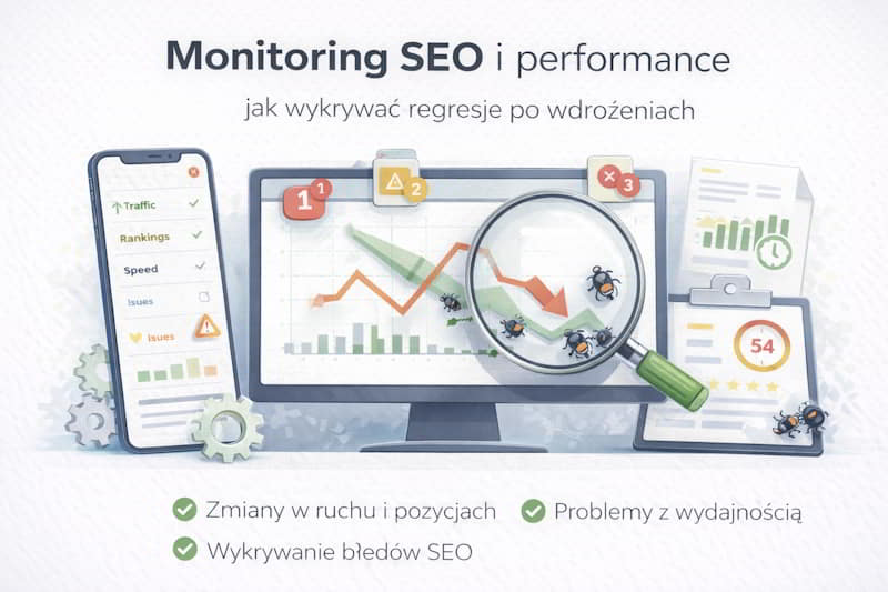 Monitoring SEO i Performance: Kompletny przewodnik wykrywania regresji w CI/CD i na Produkcji